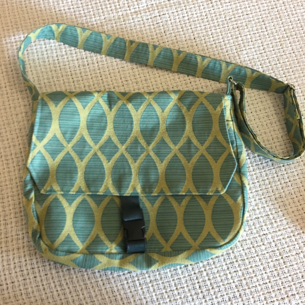 Patterned Messenger Bag